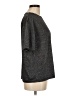 Mod Ref Metallic Gray Short Sleeve Top Size M - photo 4