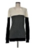 Ann Taylor 100% Cashmere Color Block Gray Cashmere Pullover Sweater Size M - photo 1