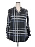 SeSe Code Gray 3/4 Sleeve Blouse Size 2X - photo 1