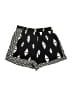H&M Conscious 100% Polyester Print Black Shorts Size 2 - photo 1