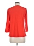 Investments Red 3/4 Sleeve Top Size M (petite) - photo 2