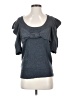 BCBGeneration Gray Short Sleeve Turtleneck Size S - photo 1