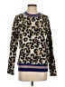 Central Park West Animal Print Brown Pullover Sweater Size S - photo 1