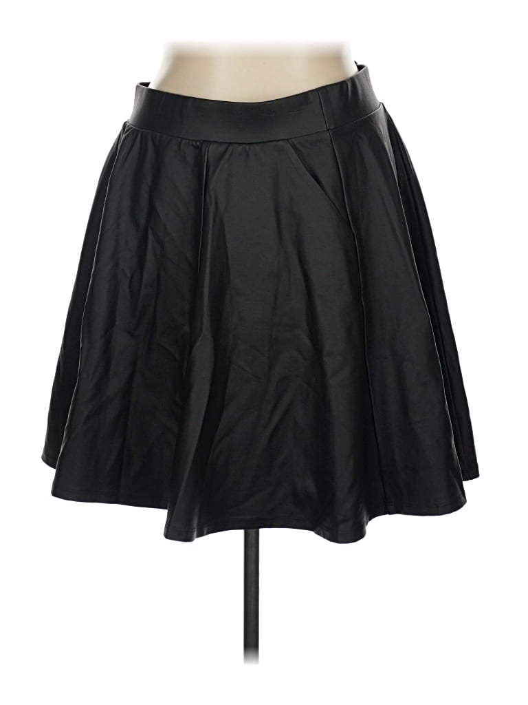 Torrid Faux Leather Skirt In Black