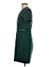 Just Fab Solid Green Casual Dress Size S - photo 5