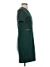 Just Fab Solid Green Casual Dress Size S - photo 4