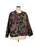 Life Style Paisley Gold Blazer Size 2X - photo 1