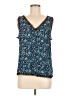 Halogen 100% Polyester Blue Sleeveless Blouse Size M - photo 1