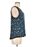 Halogen 100% Polyester Blue Sleeveless Blouse Size M - photo 4
