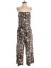 Cherish Animal Print Brown Jumpsuit Size S (estimated) - photo 1
