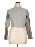 Feathers Gray Turtleneck Sweater Size XL - photo 1