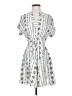 Blu Pepper 100% Rayon Print White Casual Dress Size S - photo 1
