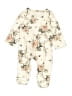 Unbranded Floral Ivory Long Sleeve Onesie Size 6-9 mo - photo 2