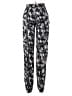 Assorted Brands 100% Rayon Print Black White Casual Pants Size S (estimated) - photo 2