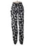 Assorted Brands 100% Rayon Print Black White Casual Pants Size S (estimated) - photo 1