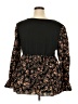 Shein Curve 100% Polyester Black Long Sleeve Blouse Size 20 Plus (4) - photo 2