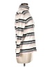 Talbots 100% Cotton Stripes Ivory Turtleneck Sweater Size M - photo 4