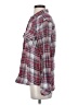Seven7 100% Cotton Plaid Red Long Sleeve Button-Down Shirt Size S - photo 5
