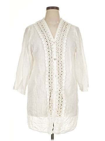 Blue Island 3/4 Sleeve Blouse (view 1)
