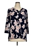 SJS Blue 3/4 Sleeve Blouse Size 1X - photo 1