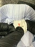 Crewcuts 100% Cotton Solid Blue White Skirt Size S (kids) - photo 3