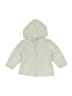 Old Navy 100% Polyester Ivory Zip Up Hoodie Size 3-6 mo - photo 1