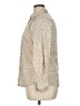 J.Crew 100% Cotton Animal Print Ivory Tan Long Sleeve Button-Down Shirt Size XL - photo 5