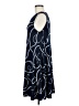 Nina Leonard Graphic Blue Casual Dress Size M - photo 5