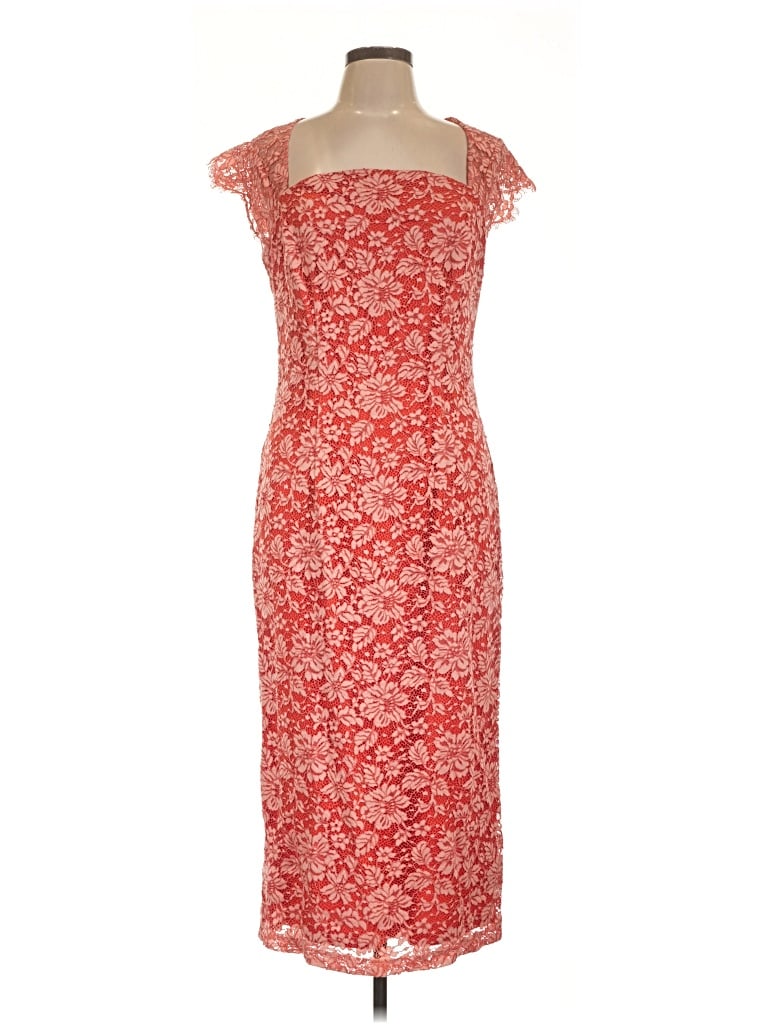 Pre-owned Js Collections Cocktail Dress In Red