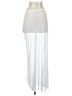 Unbranded White Silver Casual Skirt Size S - photo 2