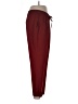 Zara Basic Solid Burgundy Casual Pants Size L - photo 4