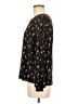 Maison Jules 100% Polyester Black Long Sleeve Blouse Size M - photo 5
