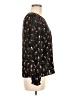 Maison Jules 100% Polyester Black Long Sleeve Blouse Size M - photo 4
