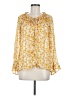 VICI Yellow Long Sleeve Blouse Size M - photo 1