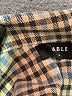 ABLE Checkered-gingham Blue Jacket Size XS - photo 6