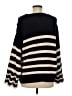 J.Crew 100% Cotton Stripes Black Blue Pullover Sweater Size M - photo 2