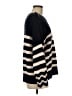 J.Crew 100% Cotton Stripes Black Blue Pullover Sweater Size M - photo 4