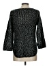 NY Collection 100% Acrylic Tweed Black Pullover Sweater Size L - photo 2