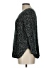 NY Collection 100% Acrylic Tweed Black Pullover Sweater Size L - photo 5