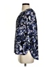 Max Studio 100% Silk Blue 3/4 Sleeve Silk Top Size S - photo 5