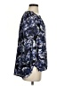Max Studio 100% Silk Blue 3/4 Sleeve Silk Top Size S - photo 4