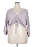 Assorted Brands Purple 3/4 Sleeve Blouse Size XXL (estimated) - photo 1