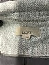 Ann Taylor LOFT 100% Cotton Chevron-herringbone Gray Blazer Size 0 - photo 6