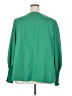 Shein Curve 100% Polyester Green Long Sleeve Blouse Size 20 Plus (4) - photo 2