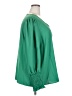 Shein Curve 100% Polyester Green Long Sleeve Blouse Size 20 Plus (4) - photo 4