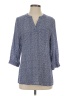 Anne Carson 100% Rayon Blue 3/4 Sleeve Blouse Size S - photo 1