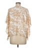 Buddy Love 100% Polyester Ivory 3/4 Sleeve Blouse Size M - photo 2