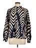 Shein Chevron-herringbone Gold Long Sleeve Blouse Size L - photo 1