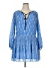 MICHAEL Michael Kors 100% Polyester Blue Casual Dress Size XL - photo 1