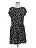 POPSUGAR 100% Rayon Polka Dots Blue Casual Dress Size M - photo 1